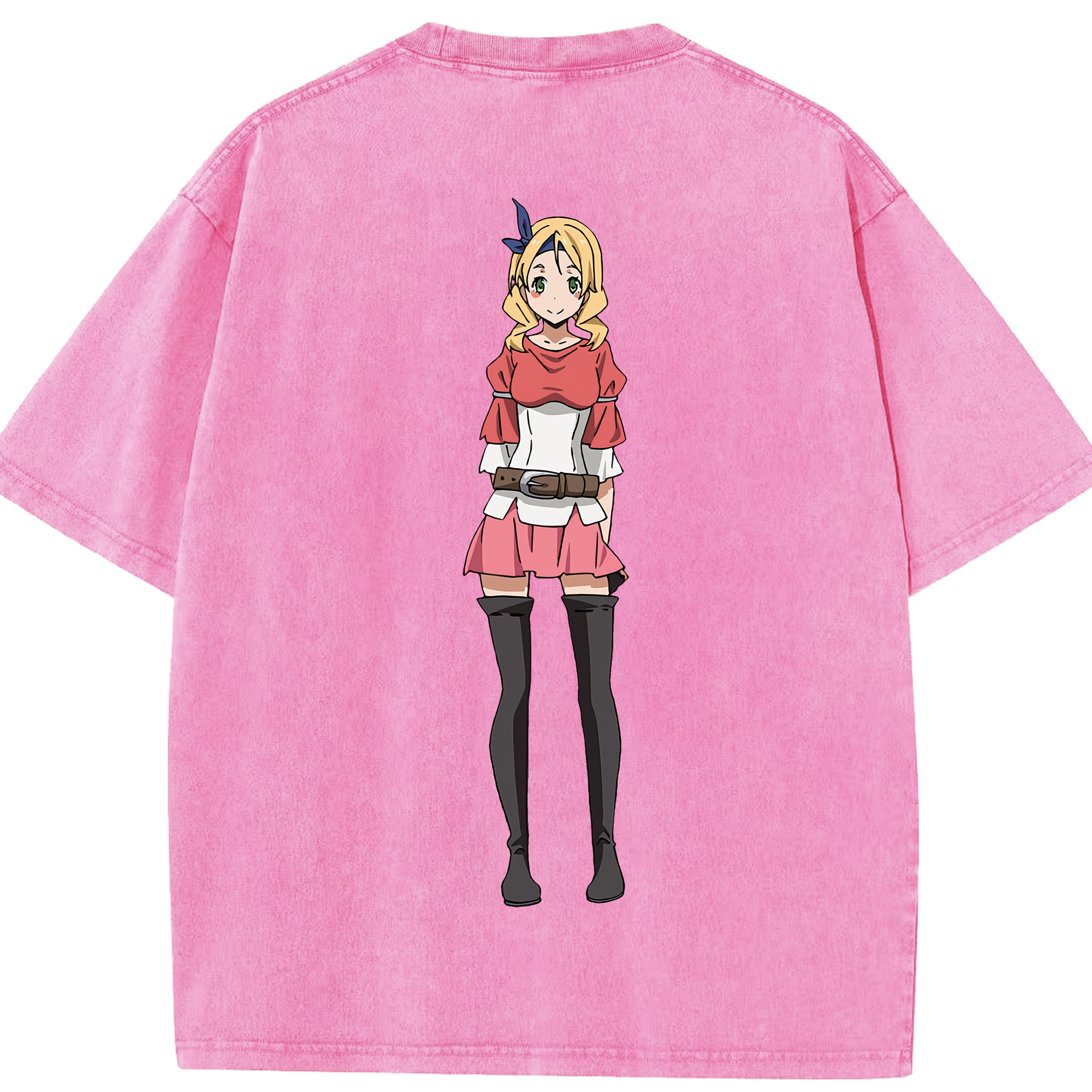 （画像用） 転スラ Regarding Reincarnated to Slime 綿100% ヴィンテージ風 半袖Tシャツ（背面プリント）